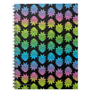 Cuaderno RICK AND MORTY™ Rainbow Rick Head pattern
