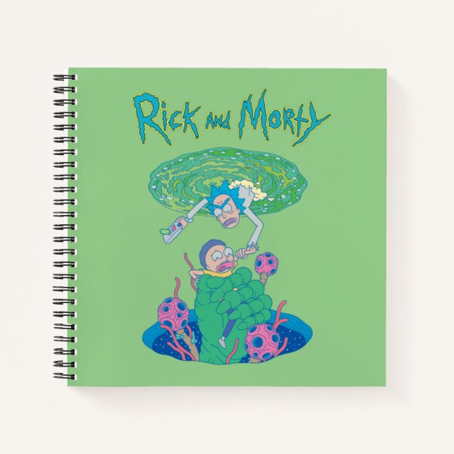 Cuaderno RICK AND MORTY™ | Rescate del portal (Anverso)