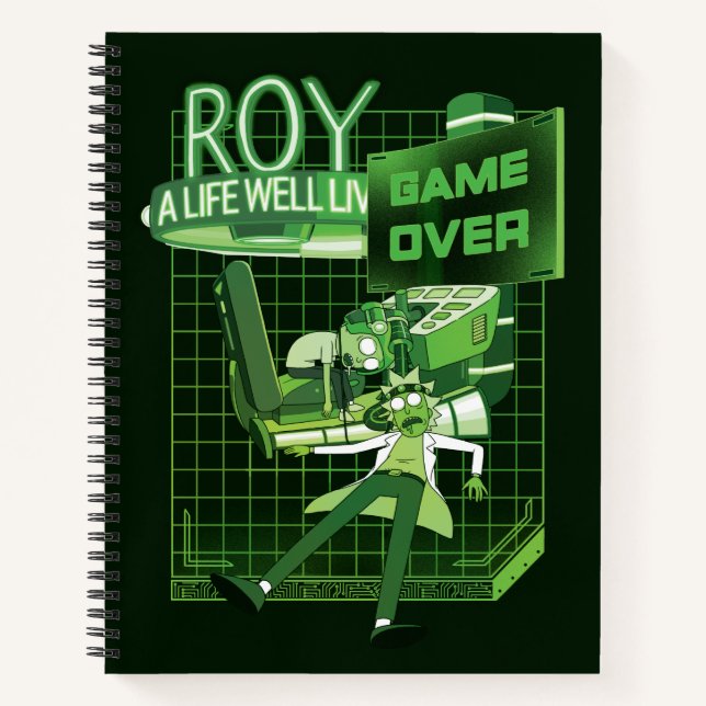 Cuaderno RICK AND MORTY™ | Roy Una Vida Bien Vivida (Anverso)