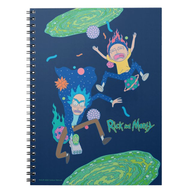 Cuaderno RICK AND MORTY™ | Salto del portal infectado (Frente)