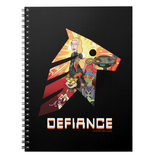 Cuaderno RICK AND MORTY™ | Tripulación de Defiance Espacial (Frente)