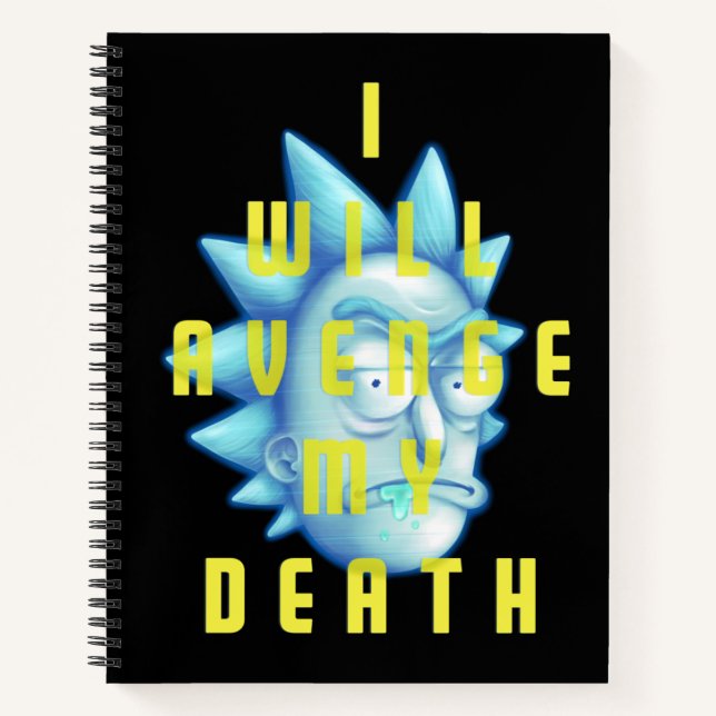 Cuaderno RICK AND MORTY™ | Venceré Mi Muerte (Anverso)