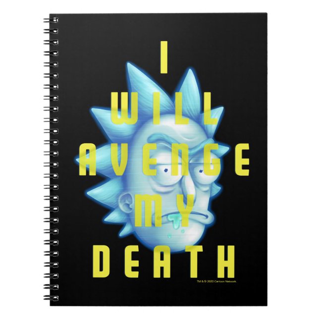 Cuaderno RICK AND MORTY™ | Venceré Mi Muerte (Frente)