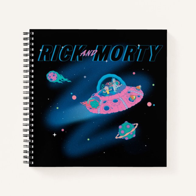 Cuaderno RICK AND MORTY™ | Viajar por el espacio (Anverso)