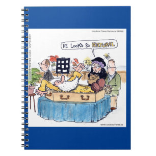 Cuaderno Rick London Tan Natural Funeral Divertido Viejo Hi