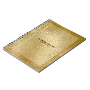 Cuaderno Ricos notas de textura de vidrio brillante iridisc