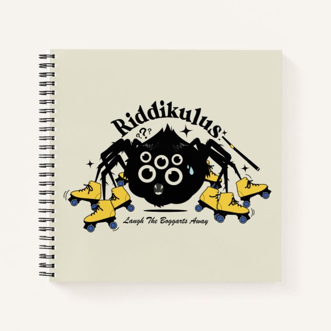 Cuaderno Riddikulus - Ríe los bogotes lejos (Anverso)
