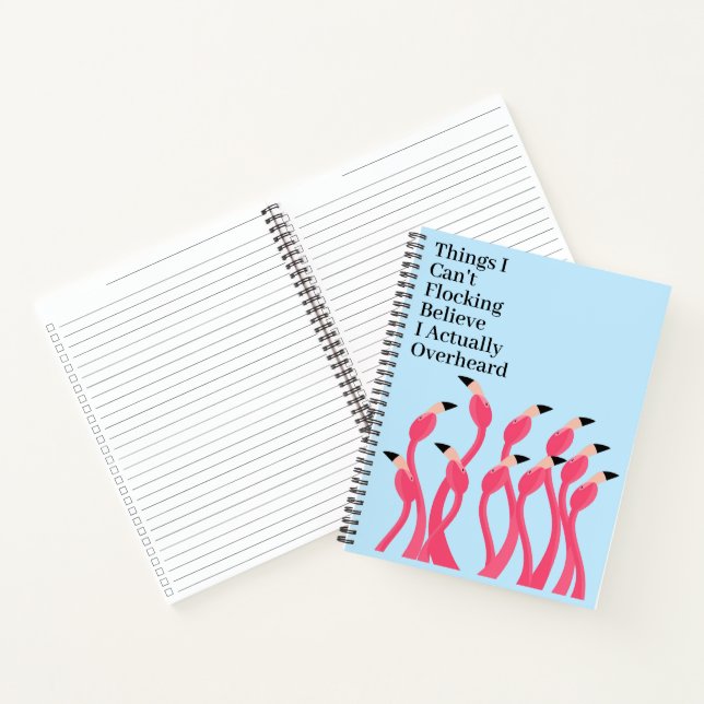 Cuaderno Ridiculously Flocking Real Coworker Quotes (Interior)