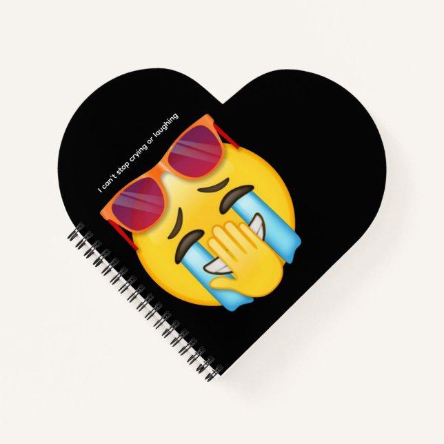 Cuaderno Riendo a través de lágrimas (Anverso)