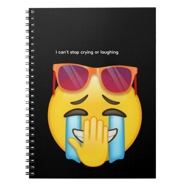 Cuaderno Riendo a través de lágrimas (Frente)