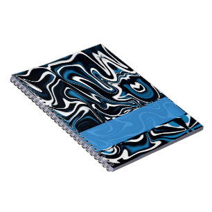 Cuaderno Rincones de Estonia azules, negros y blancos