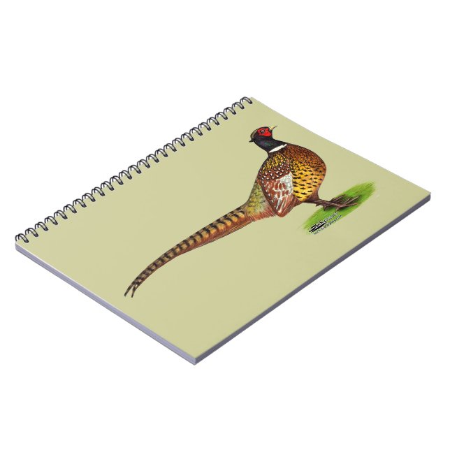 Cuaderno Ringneck Pheasant Rooster (Lado Izquierdo)