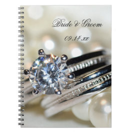 Cuaderno Rings and White Pearls Boda
