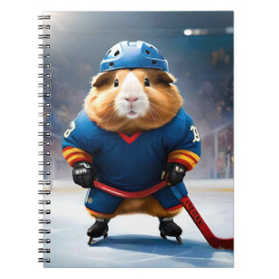 Cuaderno "Rink Rookie: El cerdo guineano de hockey sobre hi