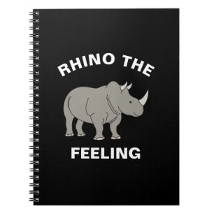 Cuaderno Rinoceronte El Sentimiento Divertido Fauna Silvest