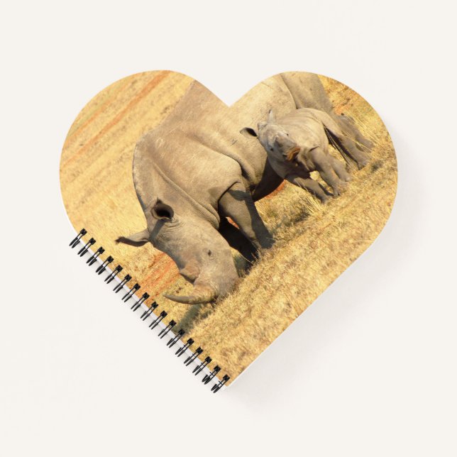 Cuaderno Rinocerontes cutáneos en áfrica (Anverso)