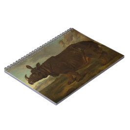Cuaderno Rinocerontes (rinocerontes) (animal silvestre) (po
