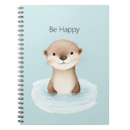 Cuaderno Río Azul Nutria Adorable  