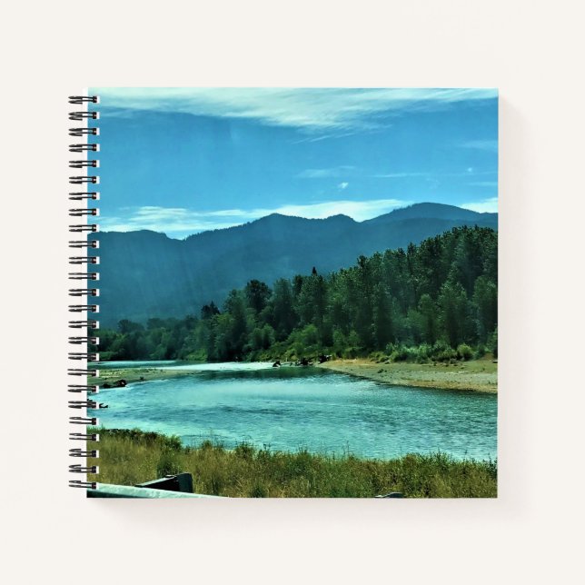 Cuaderno Río Cowlitz, Randle, Washington (Anverso)
