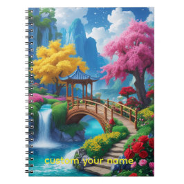 Cuaderno “Río de Pensamientos – Paisaje de Fantasía Turques
