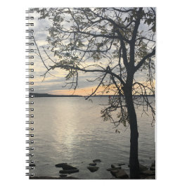 Cuaderno Río Potomac en un bloc de notas de otoño