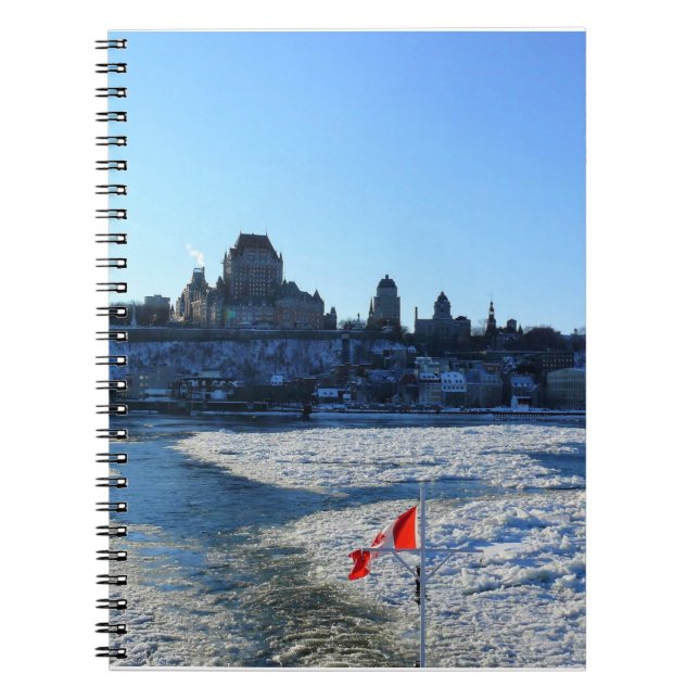 Cuaderno Río San Lorenzo y Ciudad Vieja de Quebec, Quebec (Frente)