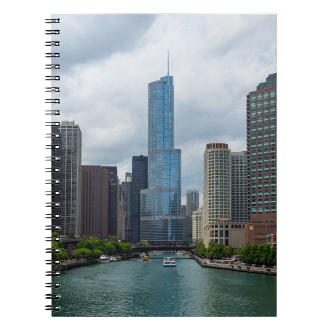 Cuaderno Río Trump Tower Chicago (Frente)