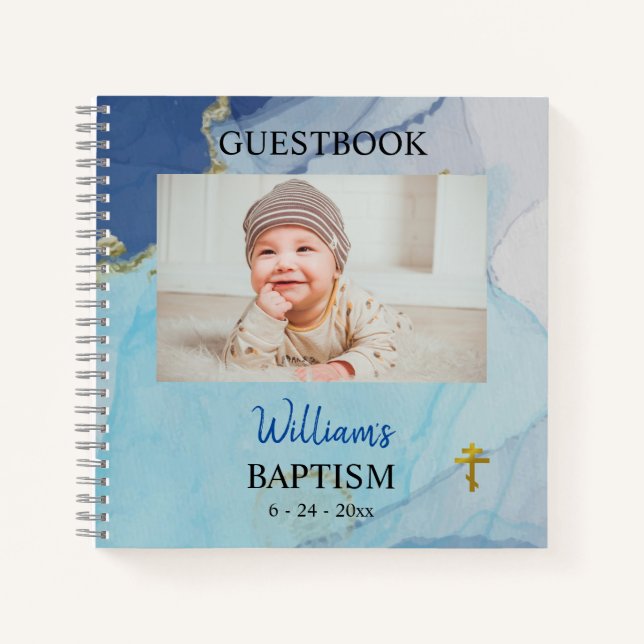Cuaderno Ríos del bautismo cristiano ortodoxo de agua viva (Anverso)