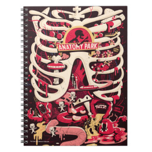 Cuaderno RIQUEZA Y MORTY™  Jaula del nervio del parque de