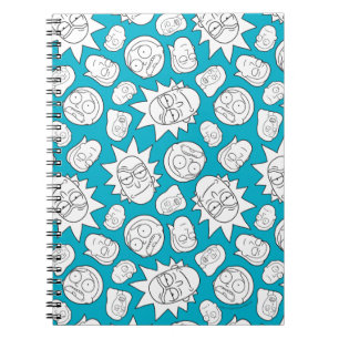 Cuaderno RIQUEZA Y MORTY™ Patrón de cabeza de familia S