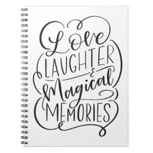 Cuaderno Risas de amor y Recuerdos mágicos