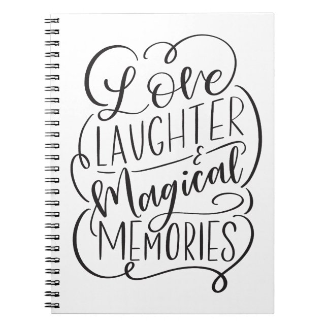 Cuaderno Risas de amor y Recuerdos mágicos (Frente)