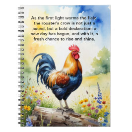 Cuaderno Rise and Shine Rooster