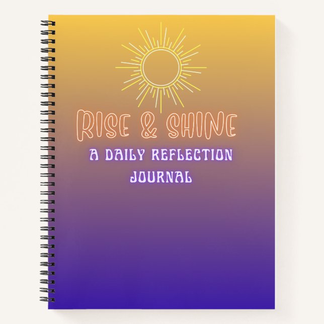 Cuaderno Rise & Shine (Anverso)