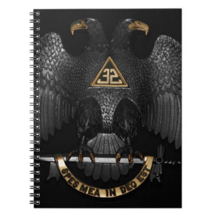 Cuaderno Rito escocés albañil Eagle de 32 grados
