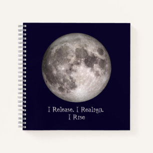 Cuaderno Ritual de Luna Llena Libero Me Realineo Me Elevo