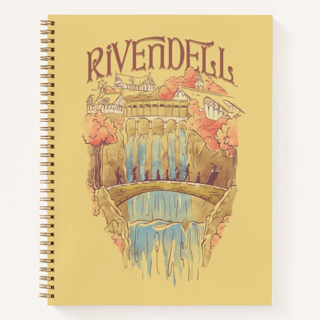 Cuaderno RIVENDELL™ Fellowship Watercolor Illustration (Anverso)
