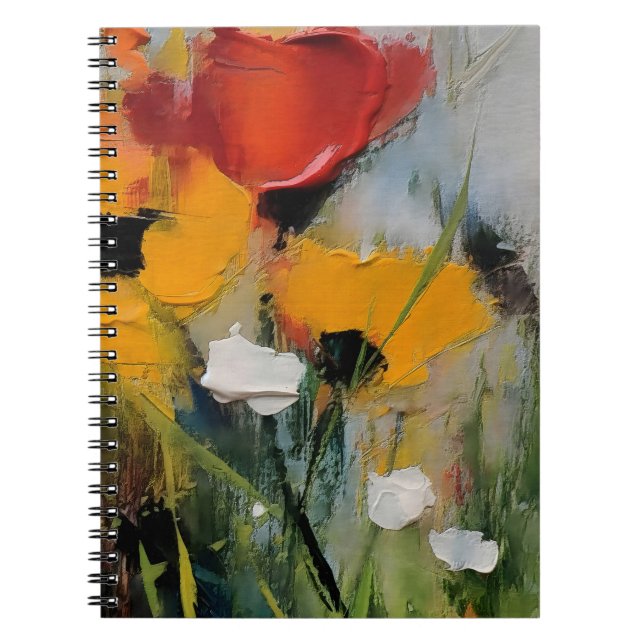 Cuaderno Riverside – Pradera Abstracta Expressiva (Frente)