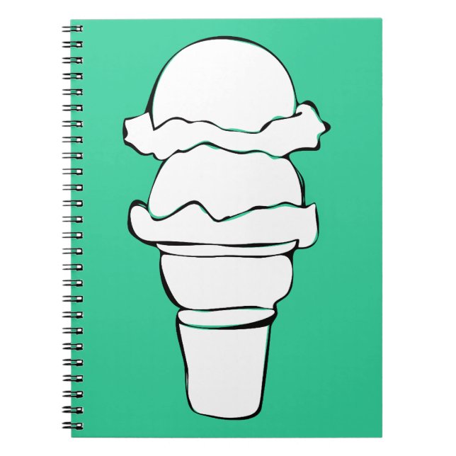 Cuaderno rizos de helado (Frente)