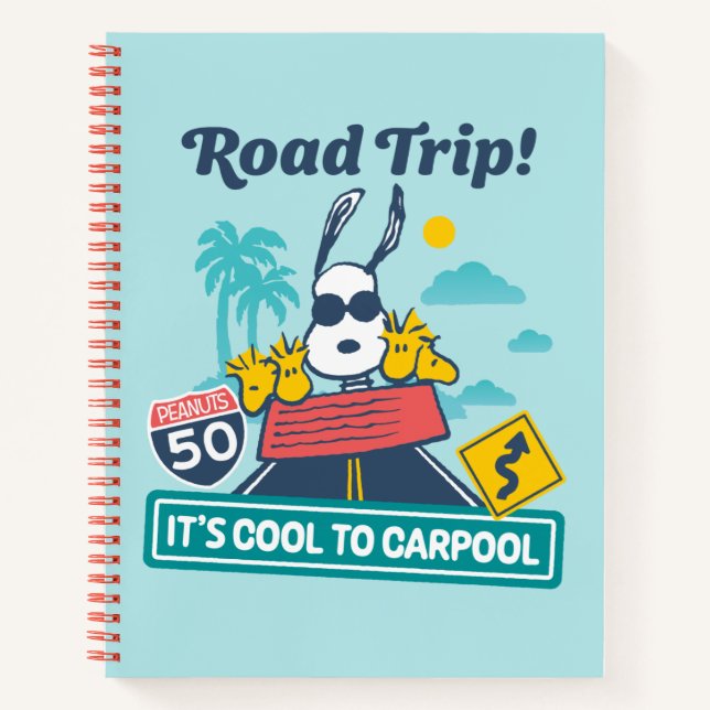 Cuaderno Road Trippin | Cacahuetes Es Guay to Carpool (Anverso)