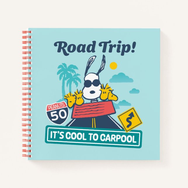 Cuaderno Road Trippin | Cacahuetes Es Guay to Carpool (Anverso)