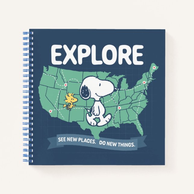 Cuaderno Road Trippin | Explorar cacahuetes (Anverso)