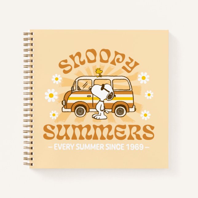 Cuaderno Road Trippin | Peanuts Snoopy Summers (Anverso)