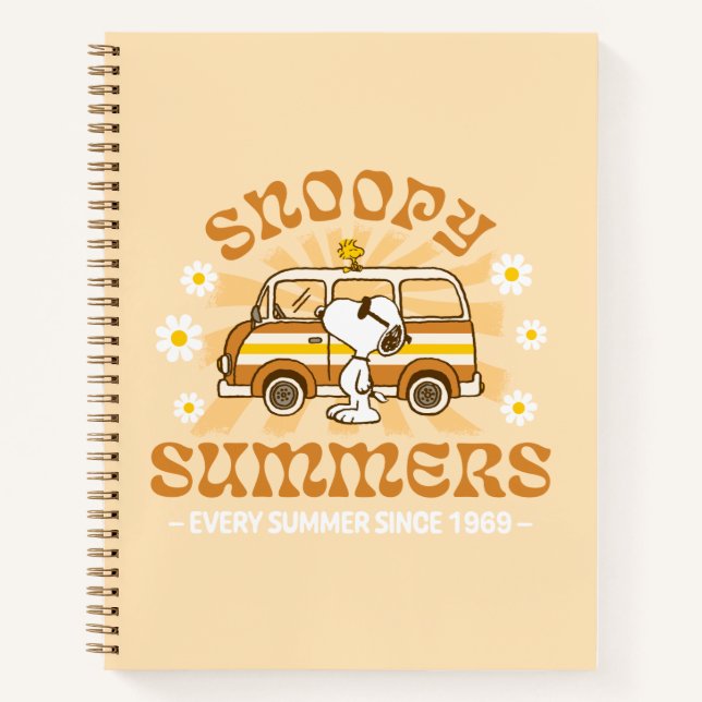 Cuaderno Road Trippin | Peanuts Snoopy Summers (Anverso)