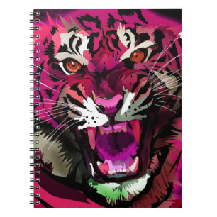 Cuaderno Roar de tigres - Rosa