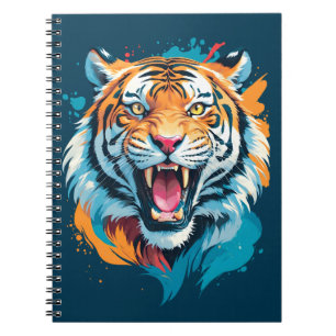 Cuaderno Roaring Tiger Face