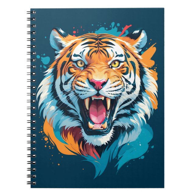 Cuaderno Roaring Tiger Face (Frente)