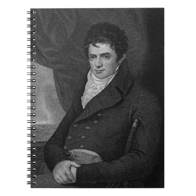 Cuaderno Robert Fulton (1765-1815), grabado por el parque (Frente)