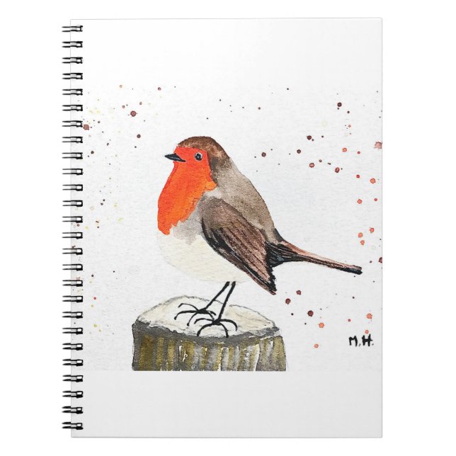 Cuaderno Robin de invierno (Frente)