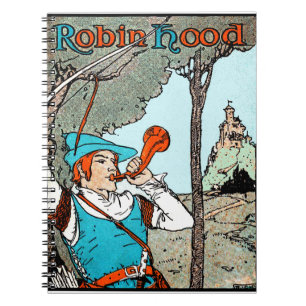 Cuaderno Robin Hood Antiguo Ilustracion Merry Men